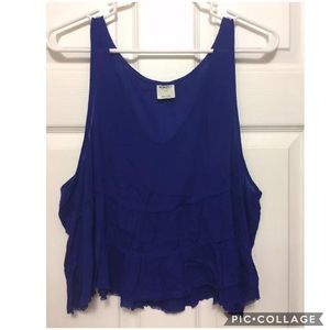 Free People Intimately Cropped Top Sz M Sleep Wear